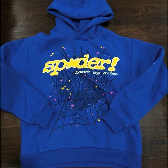 Spider Other - Blue spider hoodie